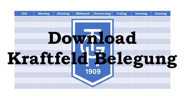 Neuer Belegungsplan fürs Kraftfeld online