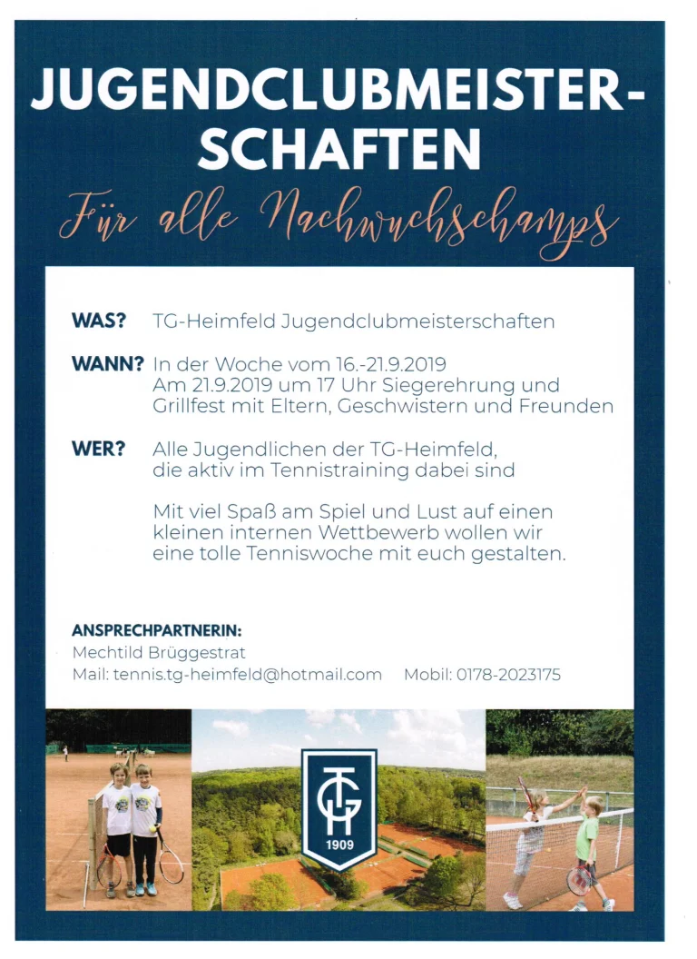 Jugendclubmeisterschaften 2019