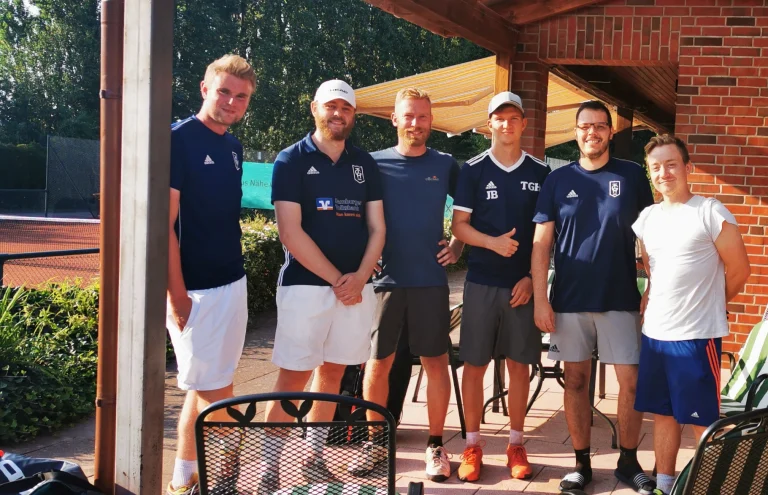 Tennis vom Feinsten beim 2. Auswärtssieg der 1. Herren