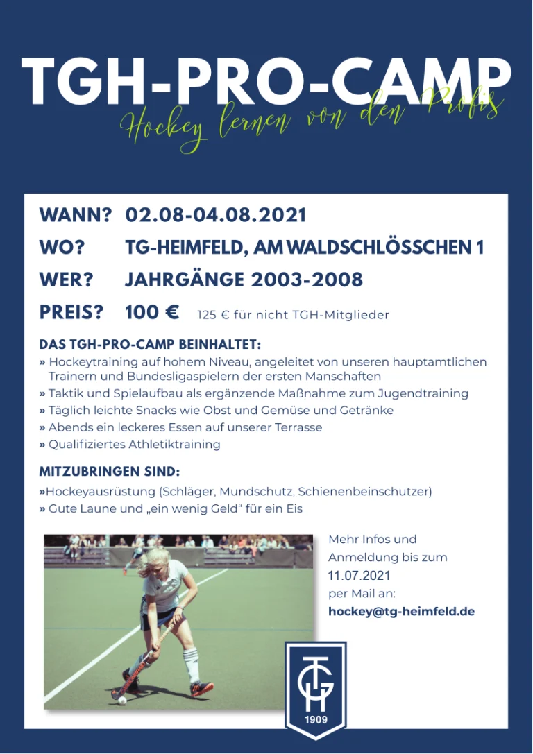TGH Hockey-Camps // Restplätze