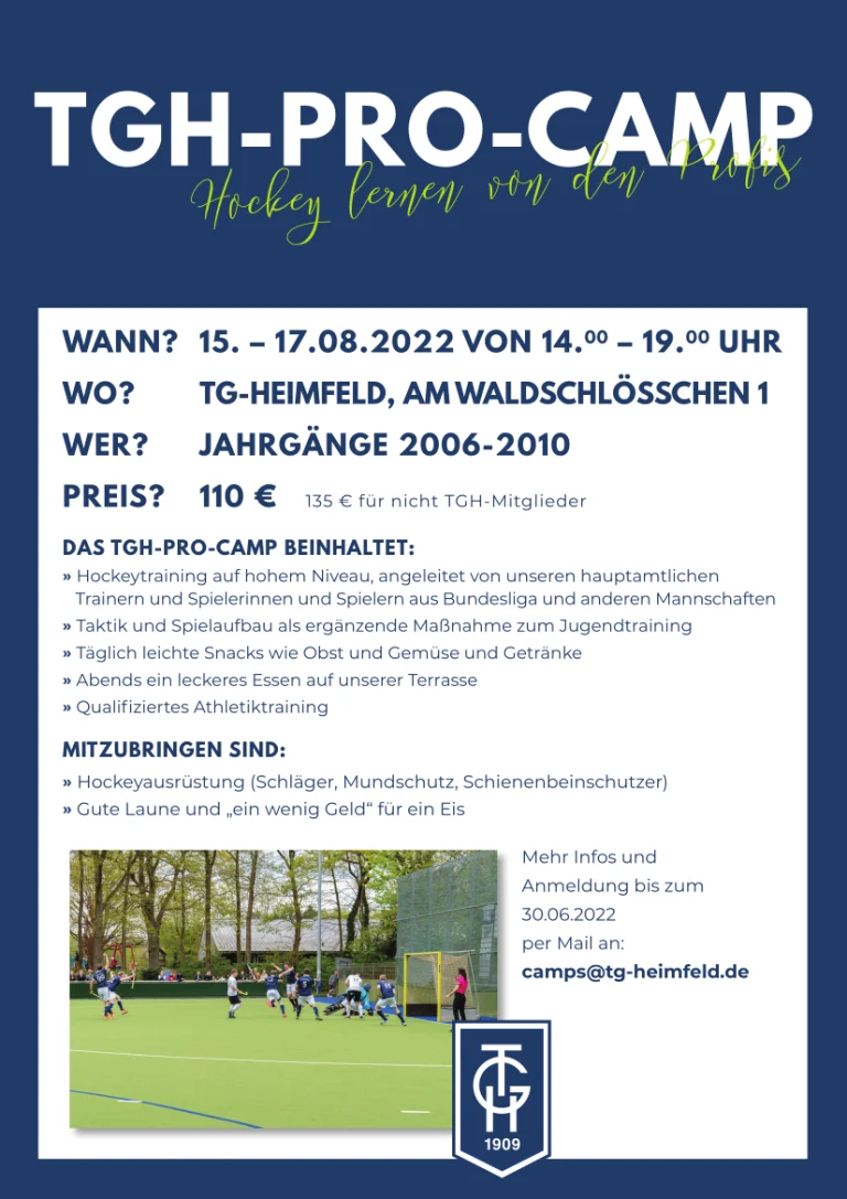 Das TGH-Pro Camp
