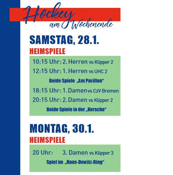 Hockey am Wochenende