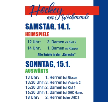 Hockey am Wochenende