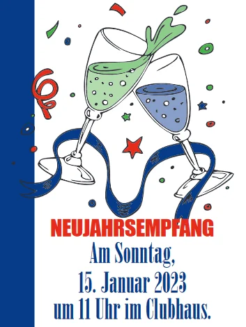 Nicht vergessen: Neujahresempfang 2023
