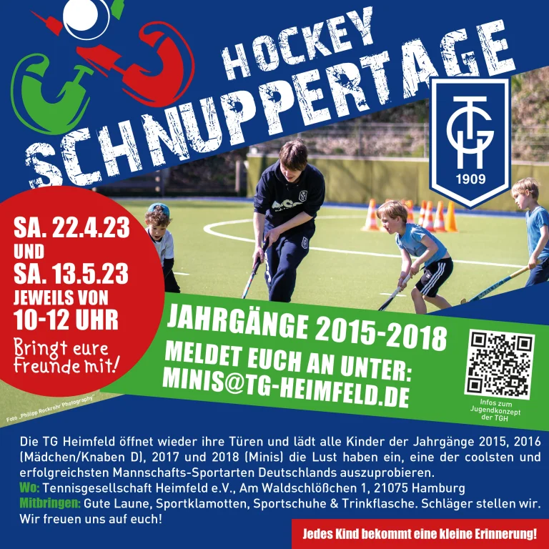 Mini und u8 Schnuppertag am 13.Mai
