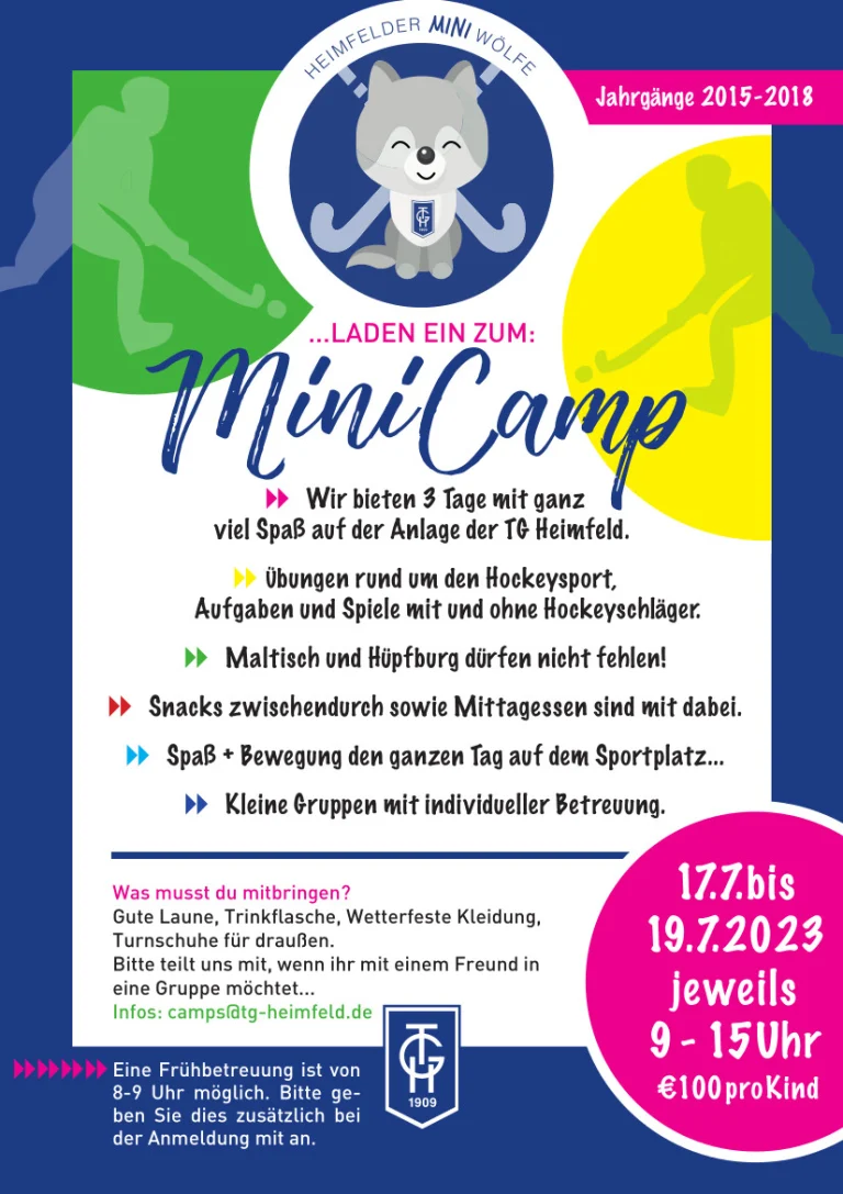 Unsere Hockeycamps 1/3: Das Mini-Wölfe Camp
