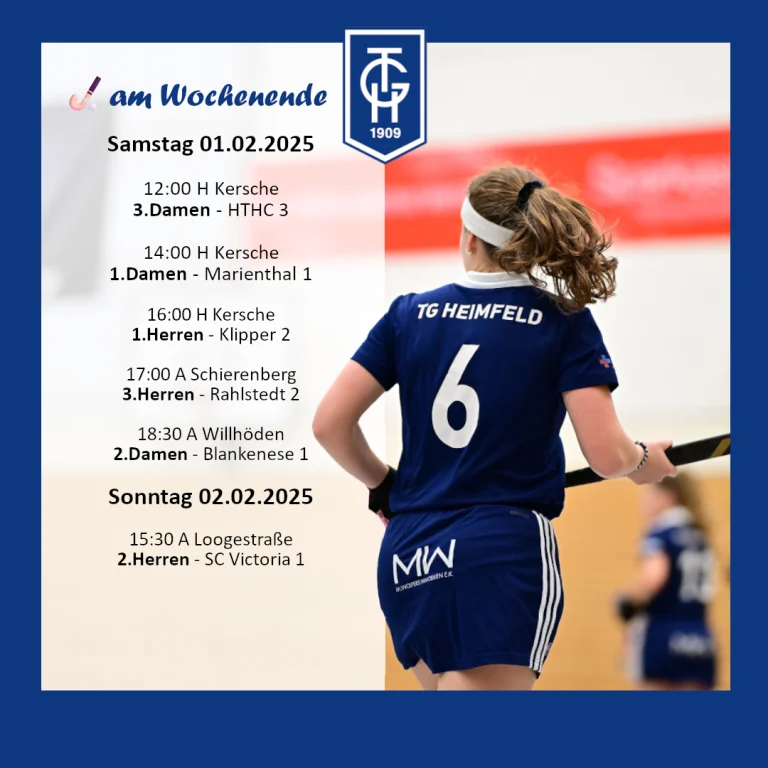 🏑 am Wochenende