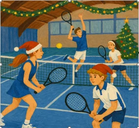 Tennis-Weihnachtsturnier für Jugendliche von 11-18